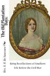 bokomslag The Old Plantation Days: Being Recollections of Southern Life Before the Civil War