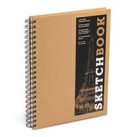 bokomslag Sketchbook (basic large spiral Kraft)