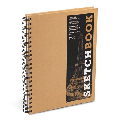 Sketchbook (basic large spiral Kraft) 1