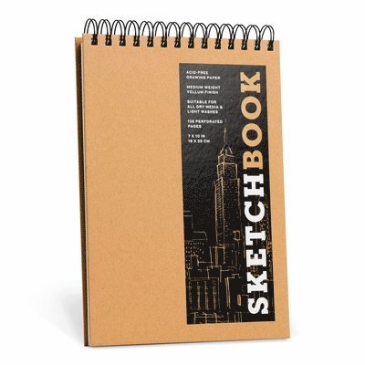 Union Square & Co., Union Square & Co - Sketchbook (basic medium spiral fliptop landscape Kraft), Inbunden