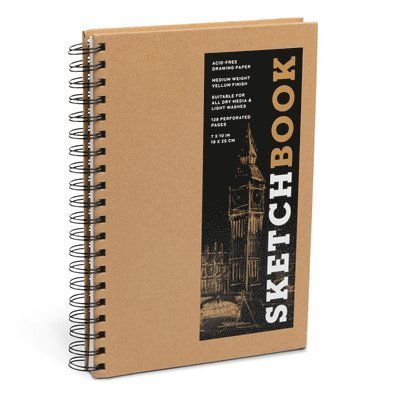 Union Square & Co., Union Square & Co - Sketchbook (basic medium spiral Kraft), Inbunden