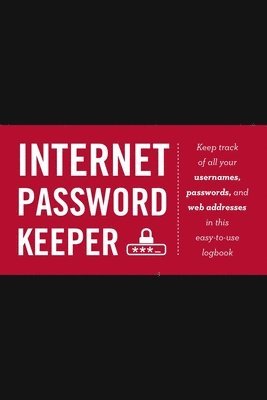 Eric Butow - Internet Password Keeper, Inbunden
