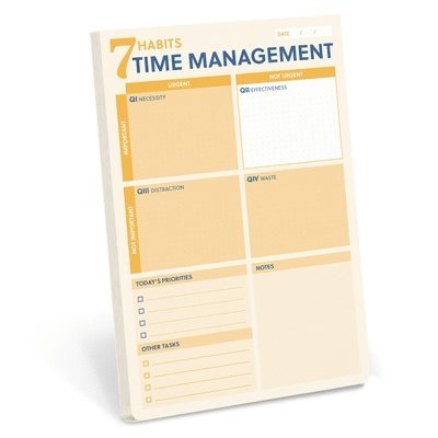 Union Square Gift - 7 Habits Time Management Notepad: A Strategic Tool for Daily Focus and Productivity, Häftad
