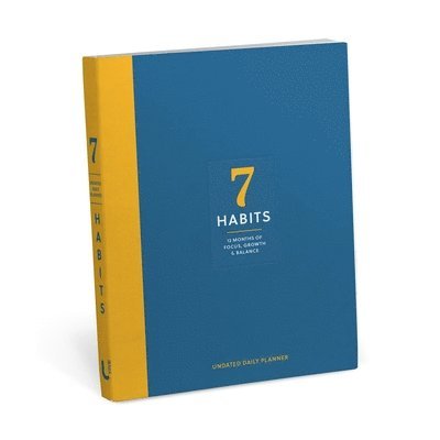 The 7 Habits Daily Planner: An Undated 12-Month Planner for Focus, Growth, and Balance