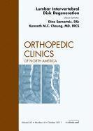 bokomslag Lumbar Intervertebral Disc Degeneration, An Issue of Orthopedic Clinics