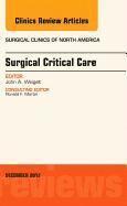 Surgical Critical Care, An Issue of Surgical Clinics 1