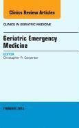 Christopher R. Carpenter, Christopher R Carpenter - Geriatric Emergency Medicine, Inbunden