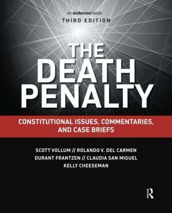Scott Vollum, Rolando V. del Carmen, Durant Frantzen, Claudia San Miguel, Kelly Cheeseman - Death Penalty, Häftad