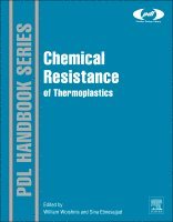 William Woishnis, Sina Ebnesajjad - Chemical Resistance of Thermoplastics, Inbunden
