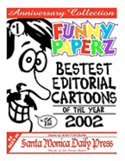Joe King - FUNNY PAPERZ #1 - Bestest Editorial Cartoons of the Year - 2002, Häftad