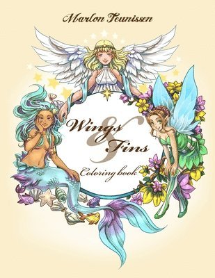 Wings and Fins: Adult Coloring Book 1