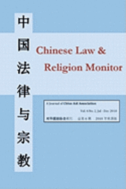 bokomslag Chinese Law & Religion Monitor