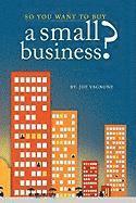Joe Vagnone - So You Want to Buy A Small Business, Inbunden
