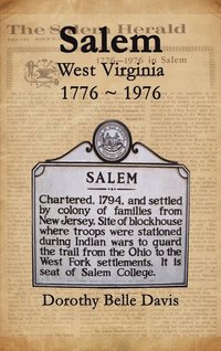 bokomslag Salem West Virginia 1776 ~ 1976