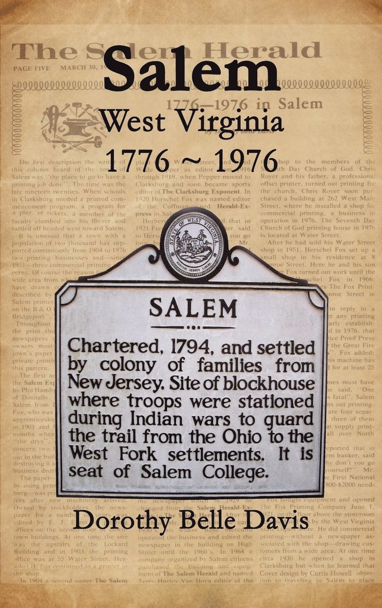 Salem West Virginia 1776 ~ 1976 1