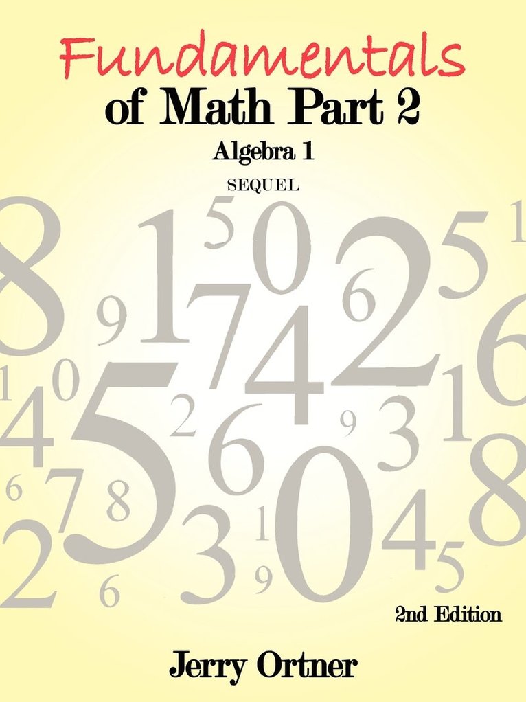 Fundamentals of Math Part 2 Algebra 1
