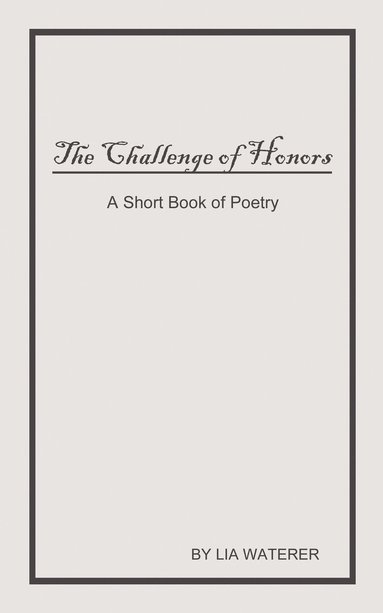 bokomslag Challenge of Honors
