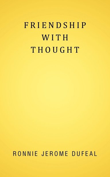 bokomslag Friendship With Thought
