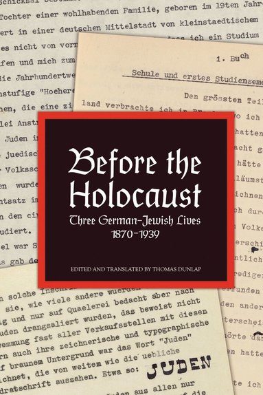 Thomas Dunlap - Before the Holocaust, Häftad
