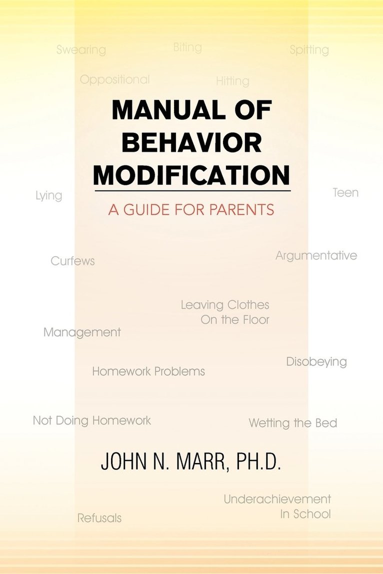 Manual of Behavior Modification 1