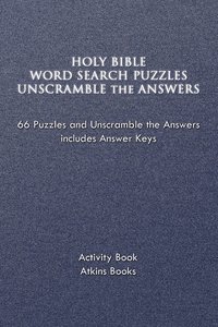 bokomslag Holy Bible Word Search Puzzles Unscramble the Answers