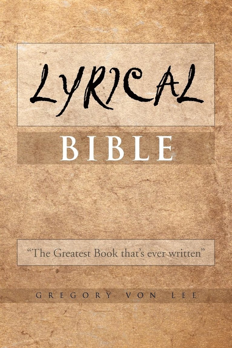 Lyrical Bible 1