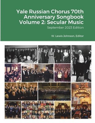 Yale Russian Chorus 70th Anniversary Songbook Volume 2 1