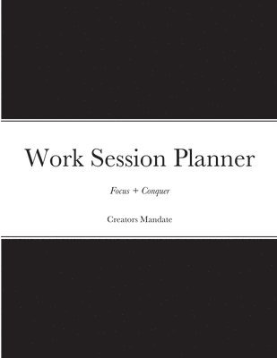 bokomslag Work Session Planner