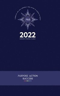 bokomslag 11-in-1 2022 PLANNER 6x9" 24-Hour Time Slots Personal Business 24 Hour Planner Daily Diary Hardcover Matte Finish Purpose Action Success V4 Navy Planner