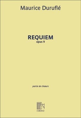 bokomslag Requiem, Op. 9: Choral/Vocal Score