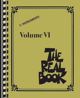 bokomslag The Real Book - Volume VI: C Instruments
