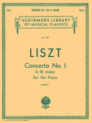 bokomslag Concerto No. 1 in Eb: Schirmer Library of Classics Volume 1057 National Federation of Music Clubs 2024-2028 Piano Duets