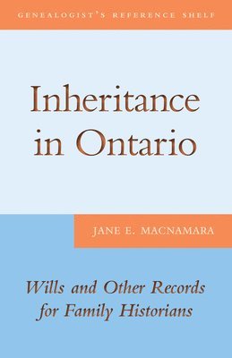 bokomslag Inheritance in Ontario