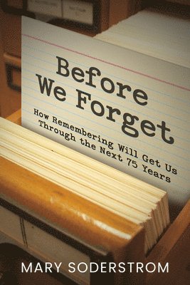 bokomslag Before We Forget