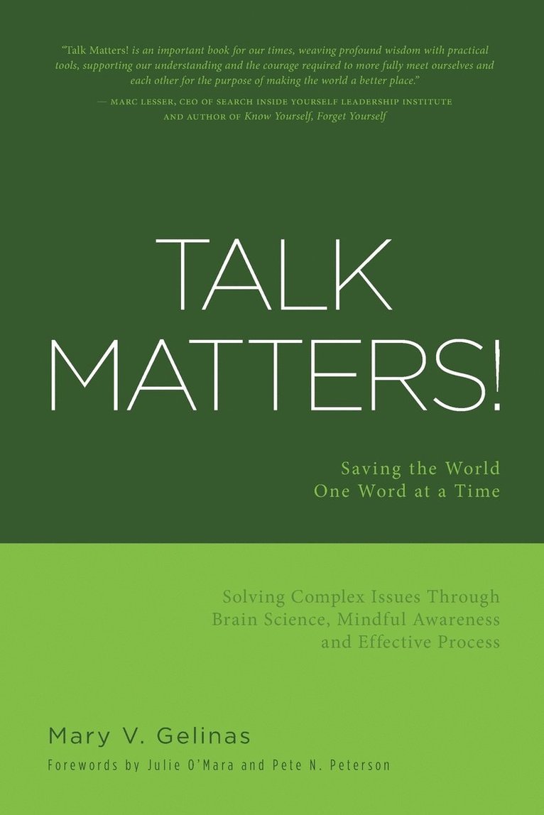 Mary V Gelinas, Mary V. Gelinas - Talk Matters!, Häftad