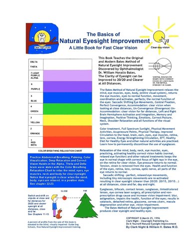 bokomslag The Basics of Natural Eyesight Improvement - A Little Book for Fast, Clear Vision