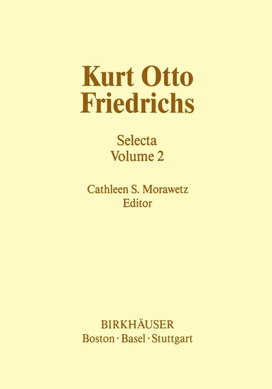 C.S. Morawetz - Kurt Otto Friedrichs, Häftad