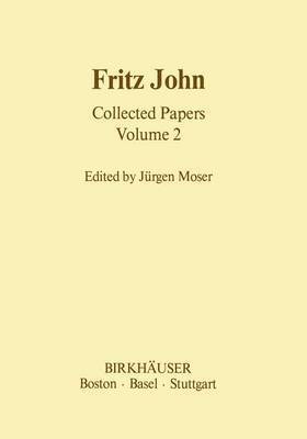 Fritz John Collected Papers 1