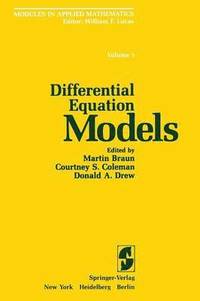 bokomslag Differential Equation Models