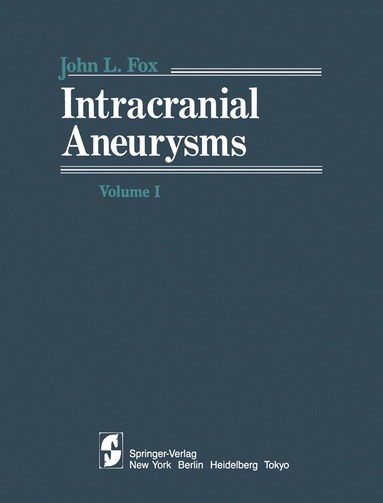 bokomslag Intracranial Aneurysms