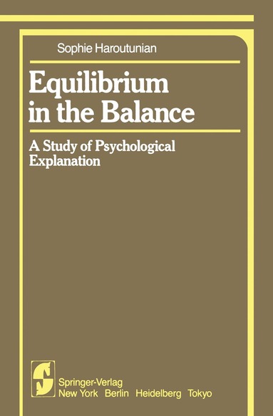 S. Haroutunian - Equilibrium in the Balance, Häftad