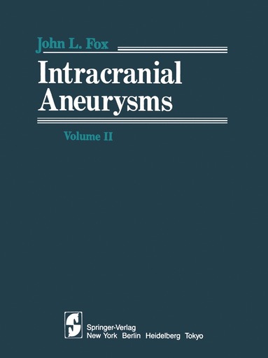 bokomslag Intracranial Aneurysms