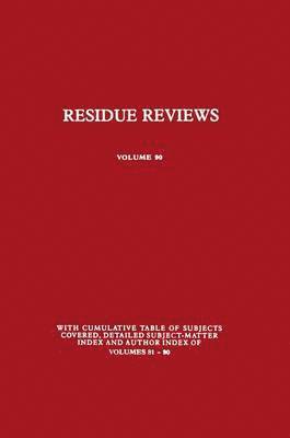 Francis A. Gunther, Francis a. Gunther - Residue Reviews, Häftad