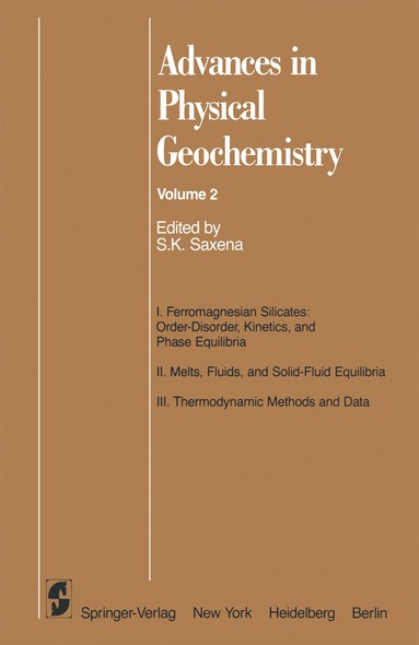 bokomslag Advances in Physical Geochemistry