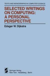 bokomslag Selected Writings on Computing: A personal Perspective