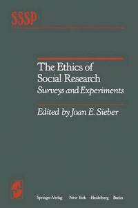 bokomslag The Ethics of Social Research