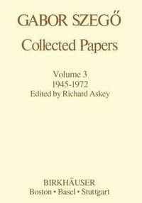bokomslag Gabor Szeg: Collected Papers