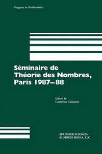 bokomslag Sminaire de Thorie des Nombres, Paris 198788