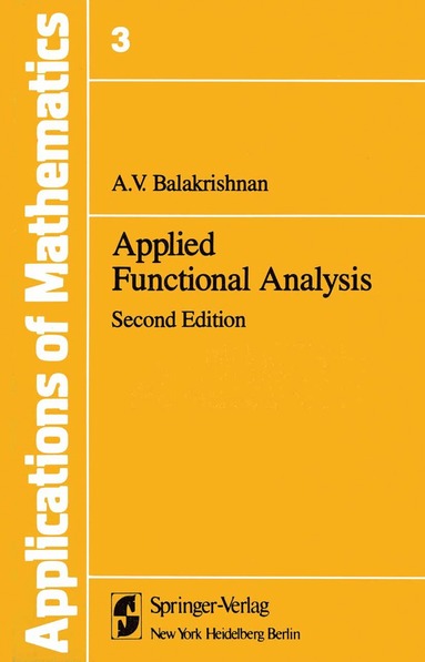 bokomslag Applied Functional Analysis