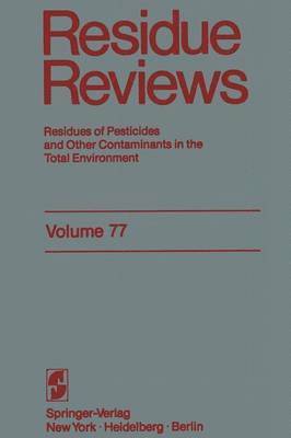 bokomslag Residue Reviews